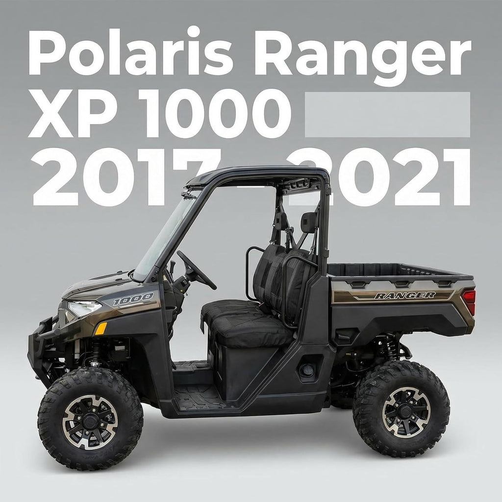 YMU Gray UTV Seat Covers Compatible with Polaris Ranger 1000 2020-2026, Polaris Ranger XP 1000 2017-2021