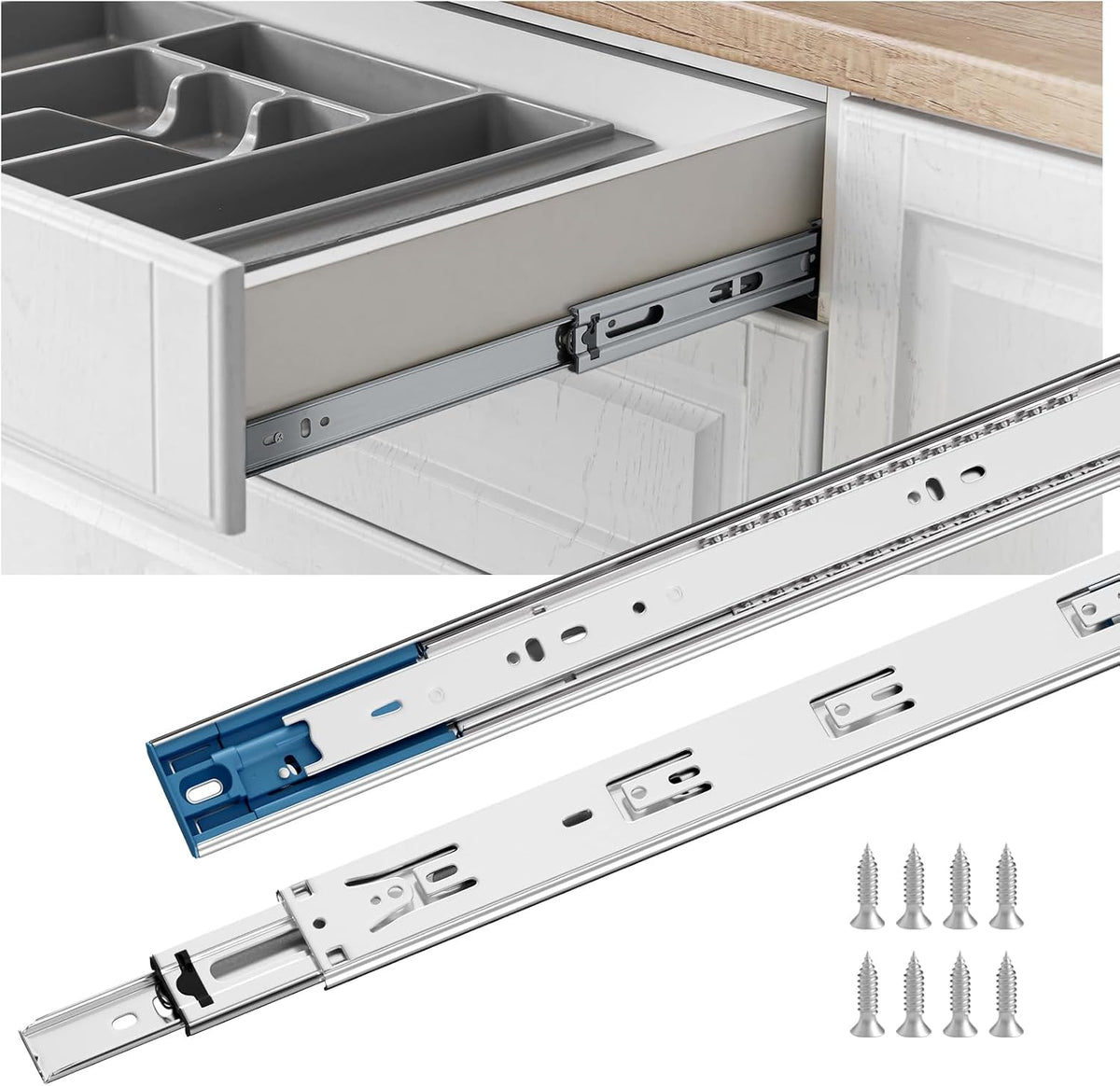 goldenwarm 10 pair 22 inch soft close drawer, main product view