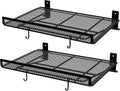 babkas 2 pack garage wall shelving,16.5" x 12.2", main product view