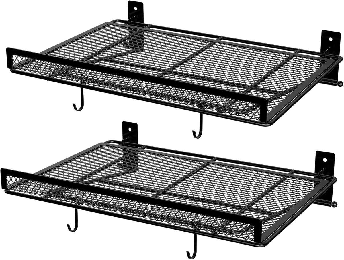 babkas 2 pack garage wall shelving,16.5" x 12.2", main product view