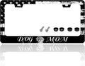 Dog Mom License Plate Frame Vintage American Flag Animal License Plate Holder by TINALUIN