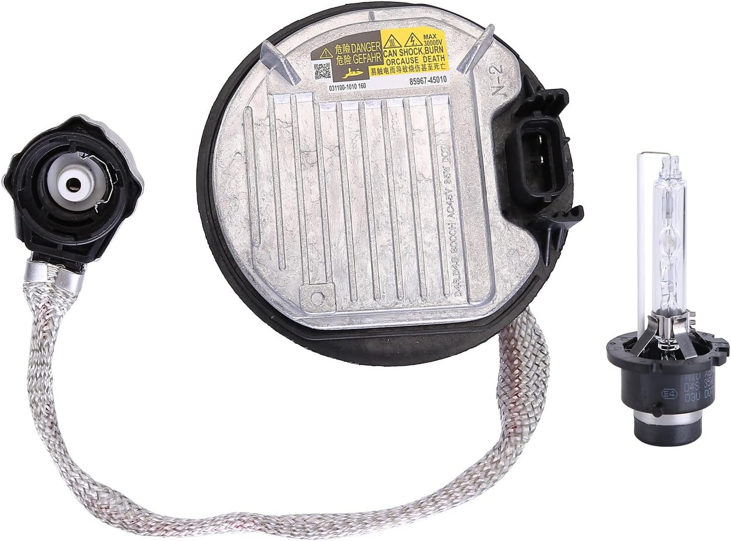 PHEZEN Xenon HID Headlight Ballast Control Unit with D4S Bulb Compatible with 2012-2015 Lexu*s LX570 RX350 IS250 IS350 & 2011-2015 Toyot*a Avalon Prius Avensis,replaces85967-45010 85967-08020