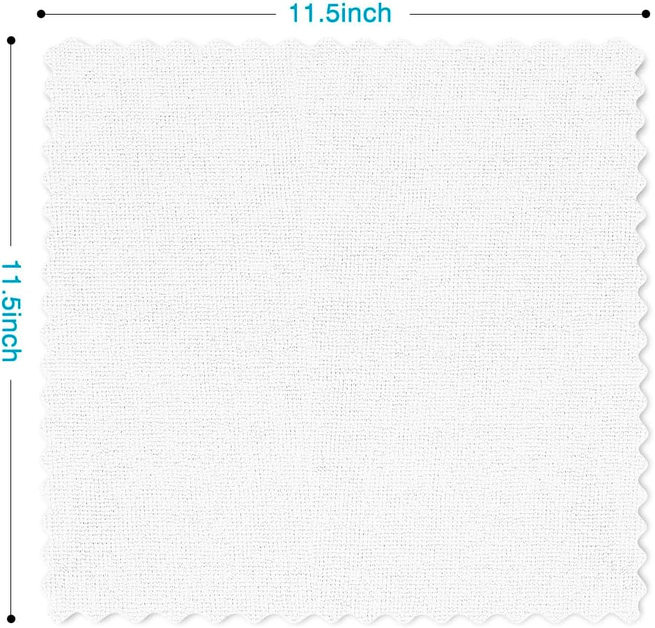 Orighty Microfiber Cleaning Cloth Bulk, 100 Pack, 11.5x11.5 inch, White | Microfiber Towels for Cars, Multi-Purpose Shop Towels, Soft Highly Absorbent Cleaning Rags for Car, Home, Kitchen