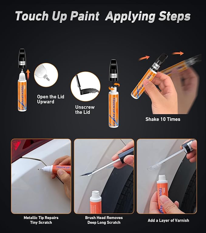 Touch Up Paint for Cars, Car Paint Scratch Repair Pen, Automotive Touch Up - Image 4