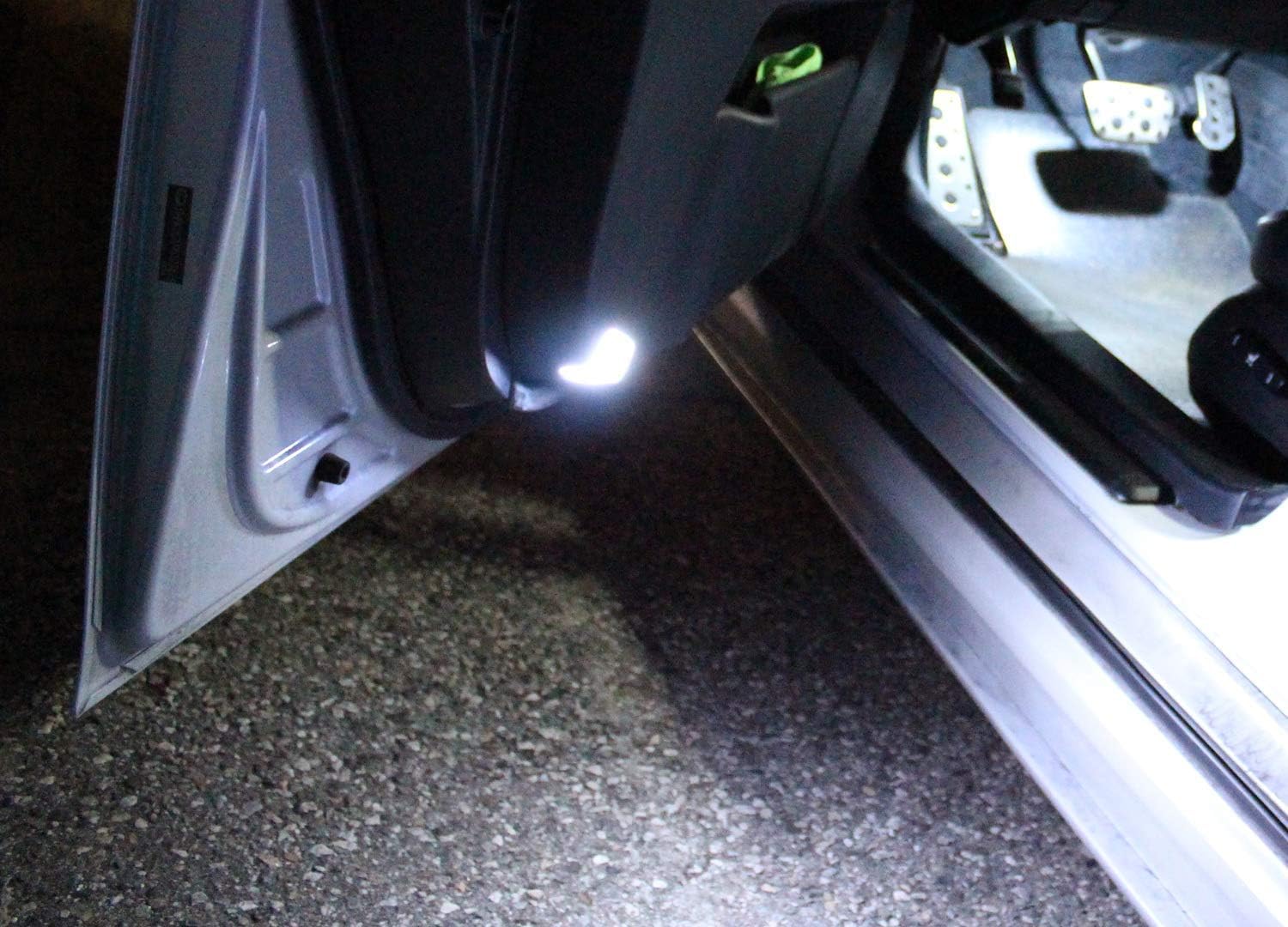 iJDMTOY Full LED Side Door Courtesy Light Assy Compatible With Lexus IS ES GS LS RX GX LX; Compatible With Toyota Avalon Sienna Venza Camry Prius 4Runner, Powered by 18-SMD Xenon White LED