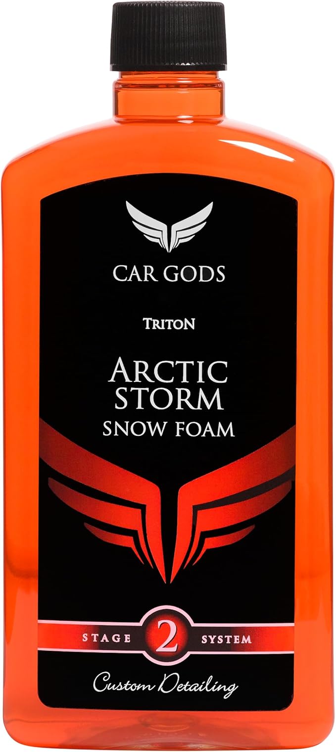 Car Gods Arctic Storm Super Thick Snow Foam Shampoo Orange Scent, 17 Fl Oz by CarGods