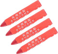 Garneck 4pcs Waterproof Tire Marker Wax Crayons for Marking Repair Position on Car Tires and Lumber Plastic Hexagon Construction Crayons and Wood Marking