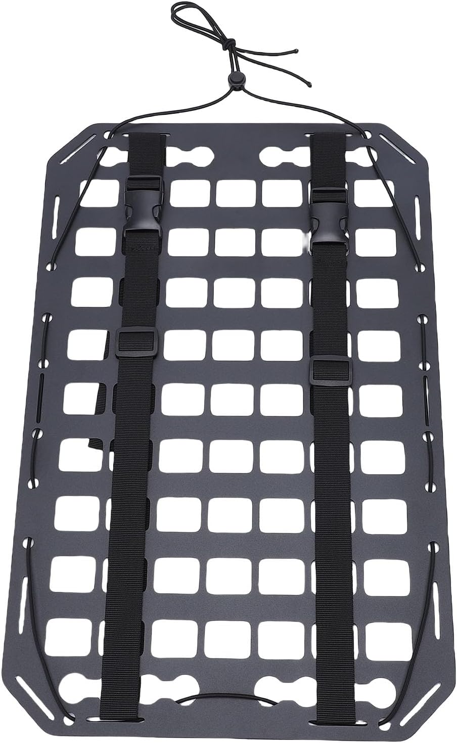 GOTOTOP Molle Panel, Aluminum Cargo Organizer with Versatile Storage, for SUV Truck RV Outdoor Gear