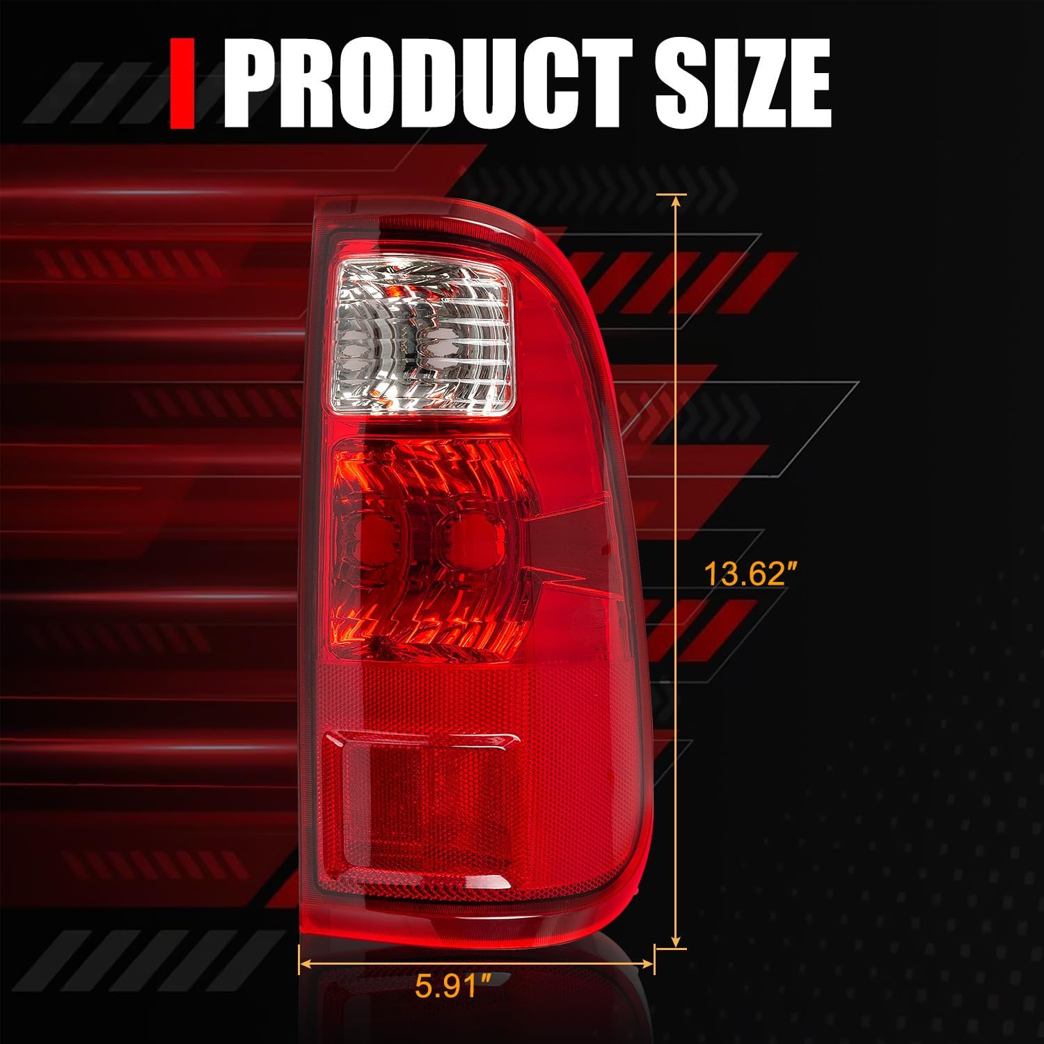 RANSOTO Tail Light Compatible with Ford F250 F350 F-250 F-350 Super Duty 2008 2009 2010 2011 2012 2013 2014 2015 2016 Right Passenger Side Rear Lamp Taillight Housing Replaces FO2801208