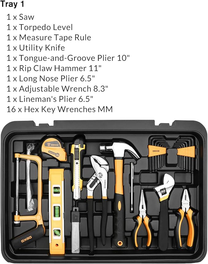 DEKOPRO 258 Piece Tool Kit - Image 4