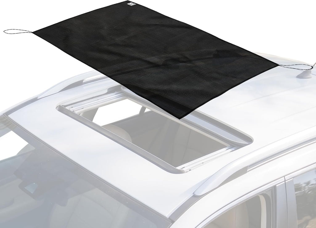 Magnetic Sunroof Bug Screen - Ultra-Tear-Resistant Mesh Mosquito Net for Car Camping - Essentials for Ventilation & Insect Protection - Fits 4Runner, RAV4, Outback, Others (Large (39 in x 26 in))