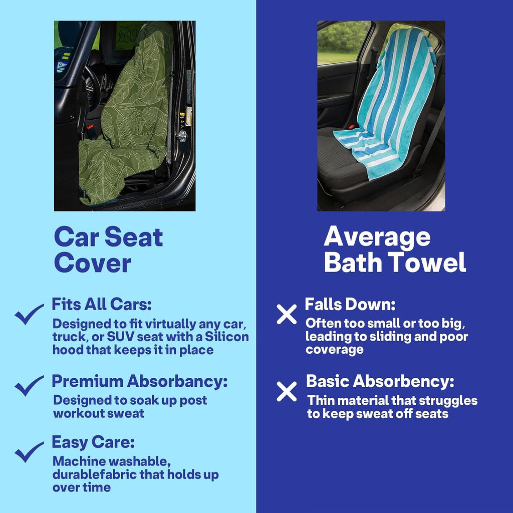 car seat towel covers for gym, front seats, package contents