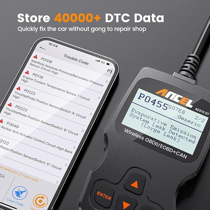 ANCEL AD310BT OBD2 Scanner Bluetooth