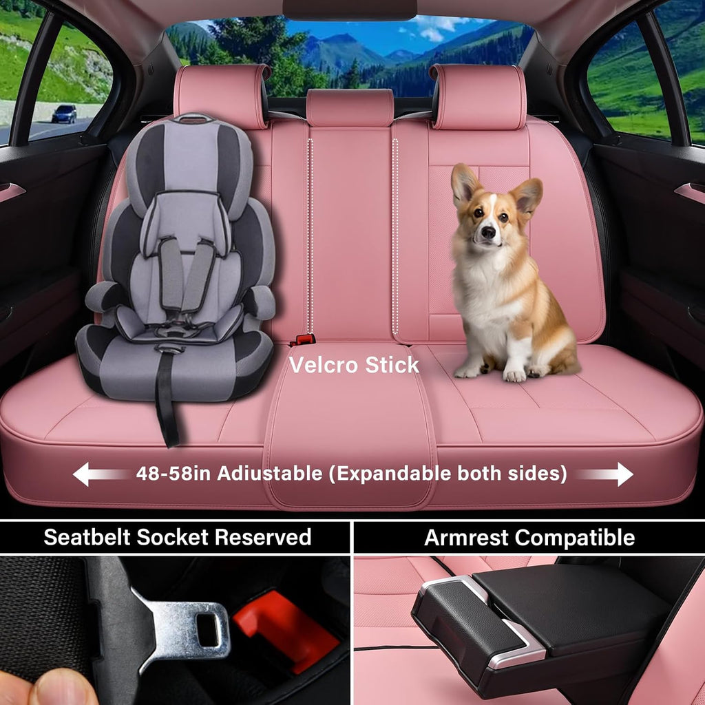 coverado car seat covers full set, seat covers, close-up detail