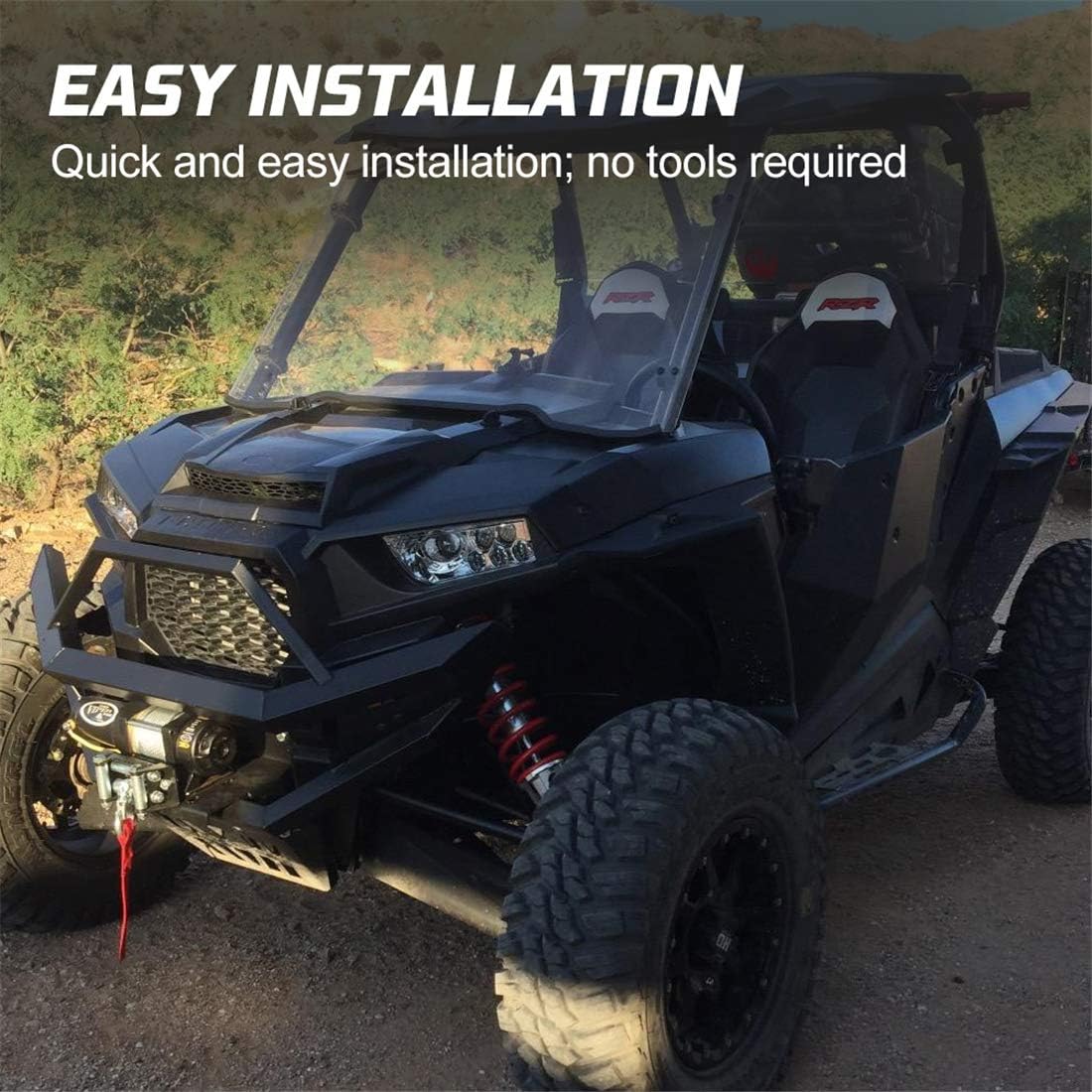KIWI MASTER Turbo Hood Scoop for 2014-2018 Polaris RZR XP 900 1000 S Accessories Black 2881467