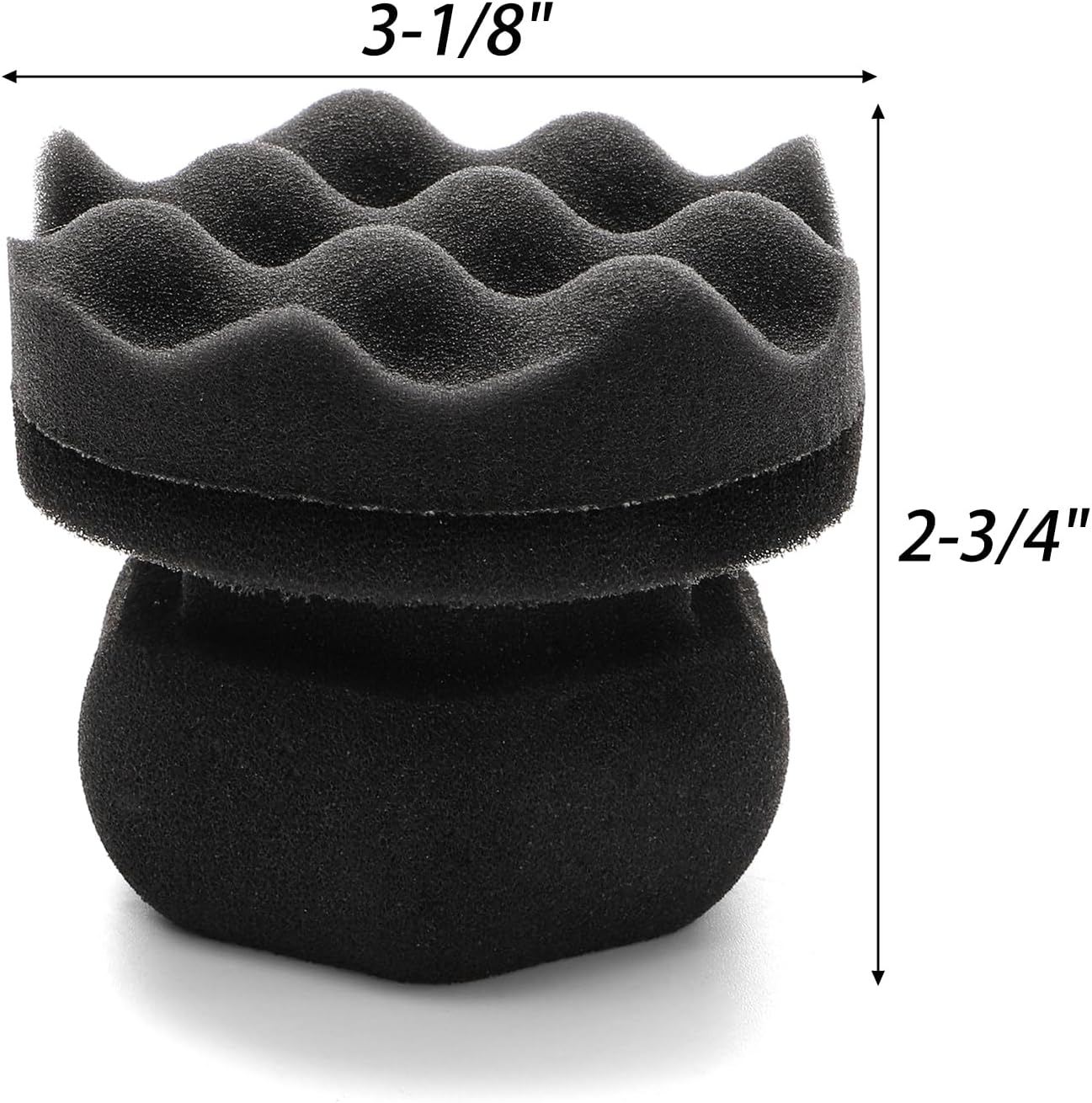 Yesland Tire Dressing Applicator, 4 Pack Tire Shine Applicator Dressing Pad - Hex Grip Design Car Cleaning Supplies - Durable & Reusable Tire Foam for Tire Detailing