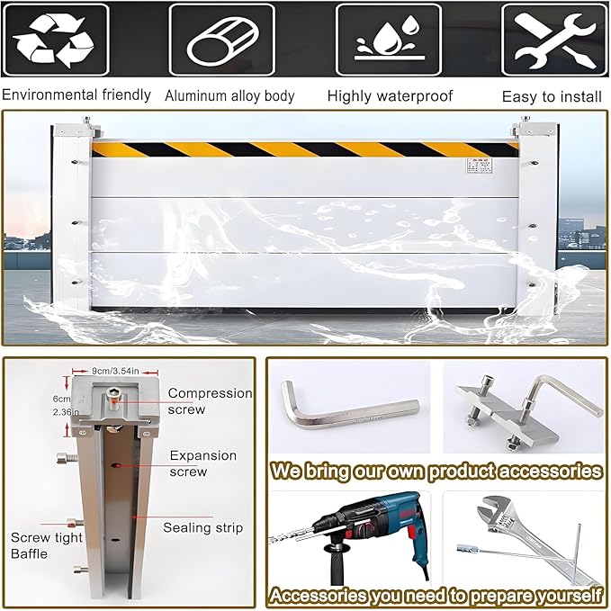 Reusable Heavy Duty Aluminum Flood Barriers - Image 4