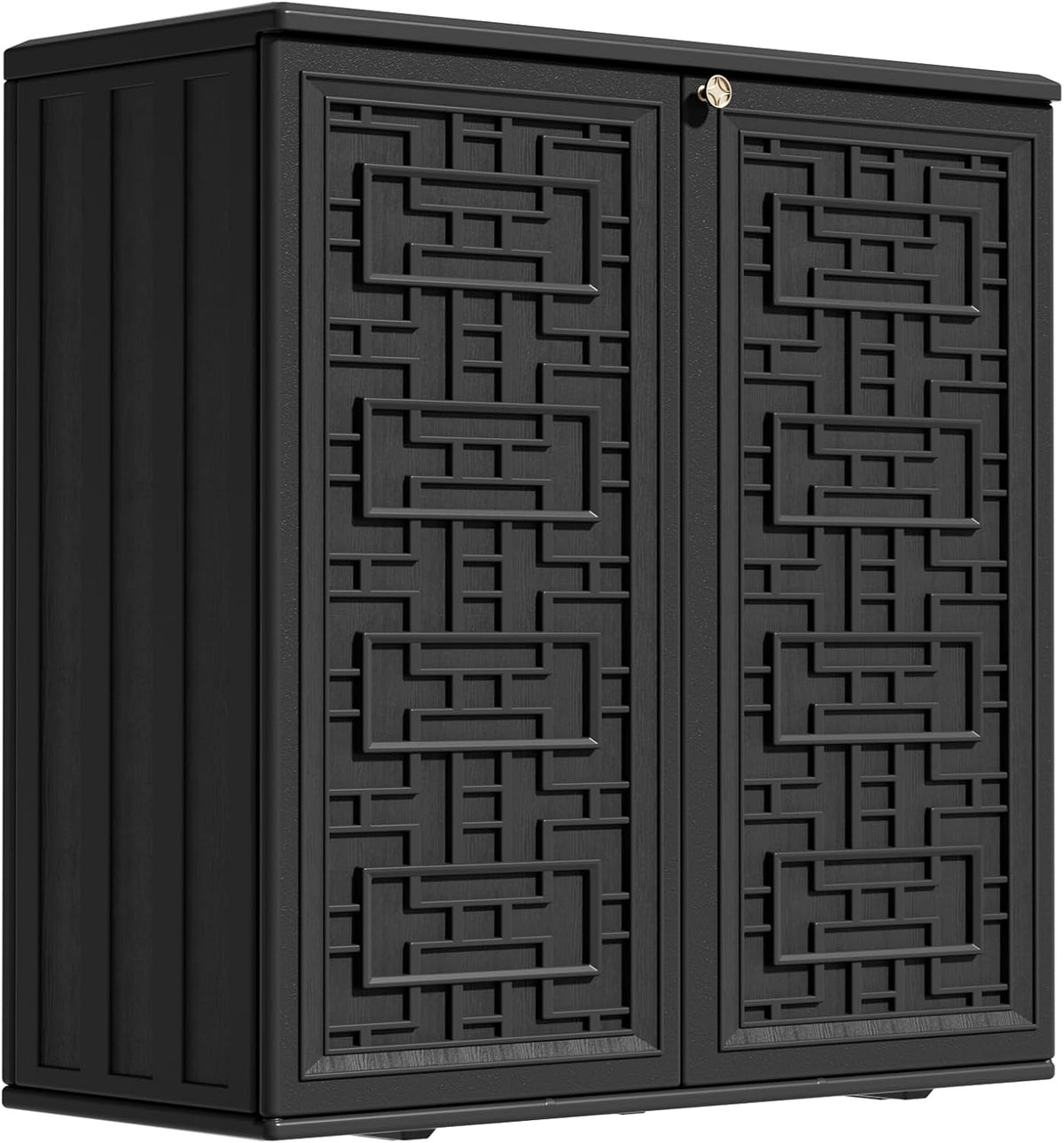 zzm hdpe outdoor storage shed, outdoor plastic storage, main product view