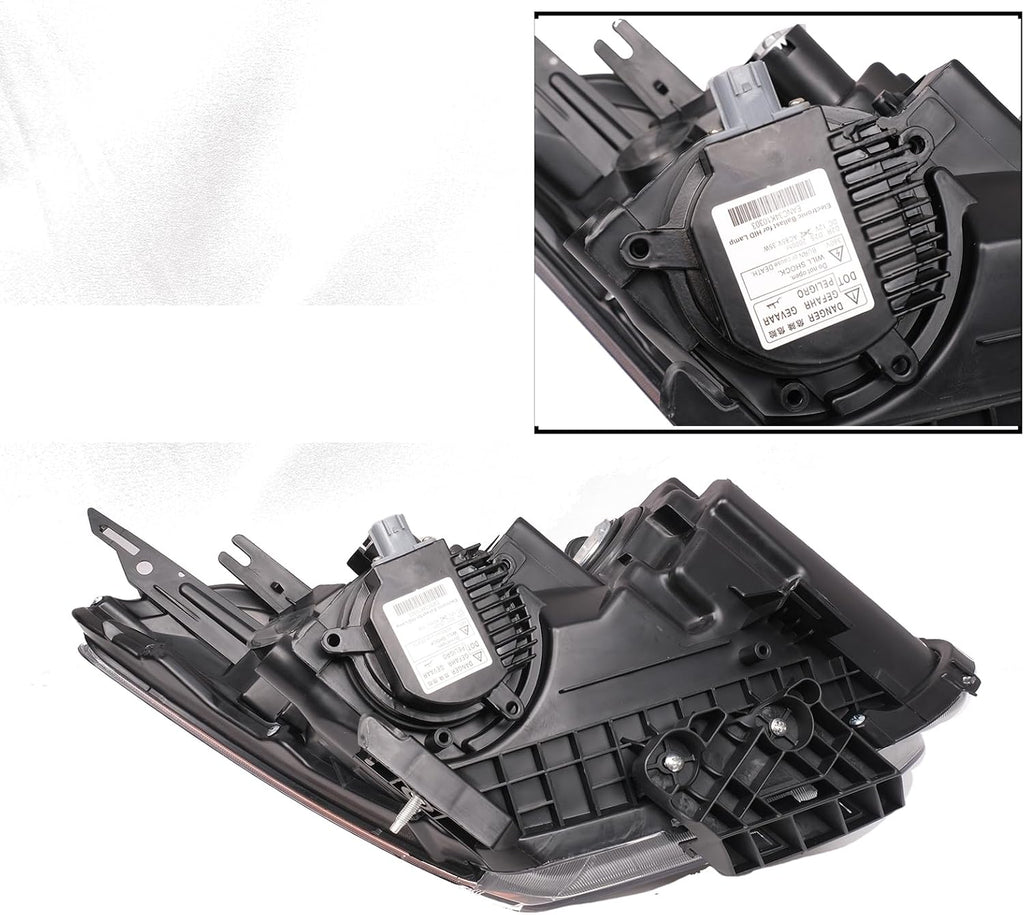 2PCS Xenon HID Headlight Ballast Control Unit w/Igniter & D2S Bulb Replacement for Nissan Rogue 350z Altima Murano Marano Maxima,for Infiniti G35 G37 FX35 Qx56, # Replace 28474-89904 28474-8991A