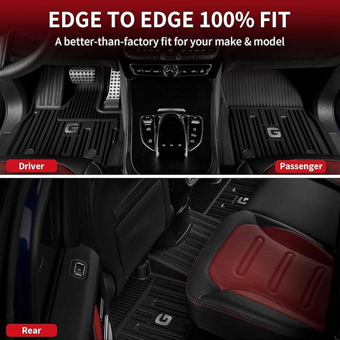 LASFIT Floor Mats for Mercedes Benz G Class 2026 2025 2024 2023 2022-2019 G550 - Image 4