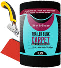 SturdyShape Premium Boat Trailer Bunk Carpet Kit 9In x 12Ft 25oz - Marine Grade Carpet Covers for Trailers, Lift Runners, and Jet Skis - Durable for Optimal Protection (12x9 2units)