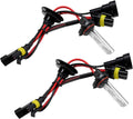 2 PCS 9005 HID Car Xenon Bulbs, 35W 12V 6000K 9005 Bright Headlight Car Front Lighting Bulb, Waterproof HID Light High Low Beam Lamp Replacement for Sedan Truck SUV