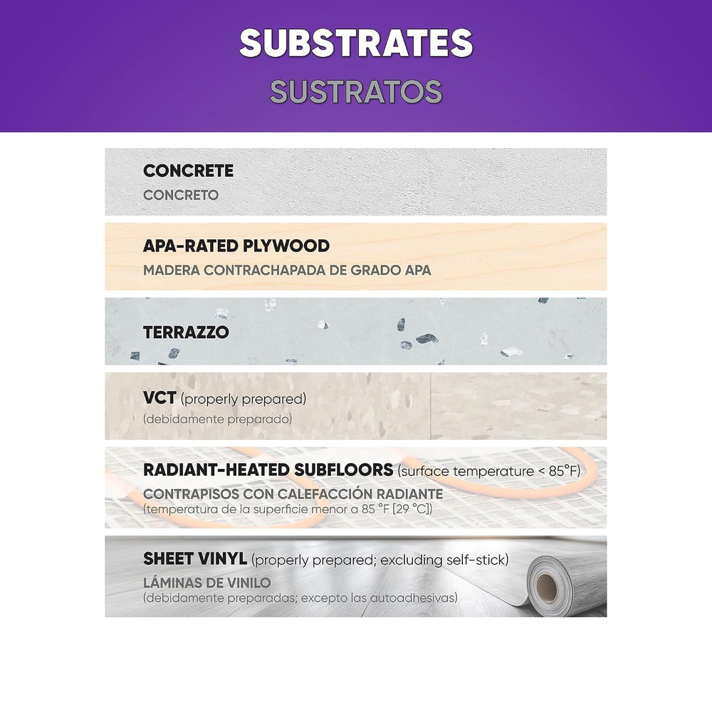 ROBERTS Universal Resilient Flooring & Vinyl-Backed Carpet Tile Adhesive ...