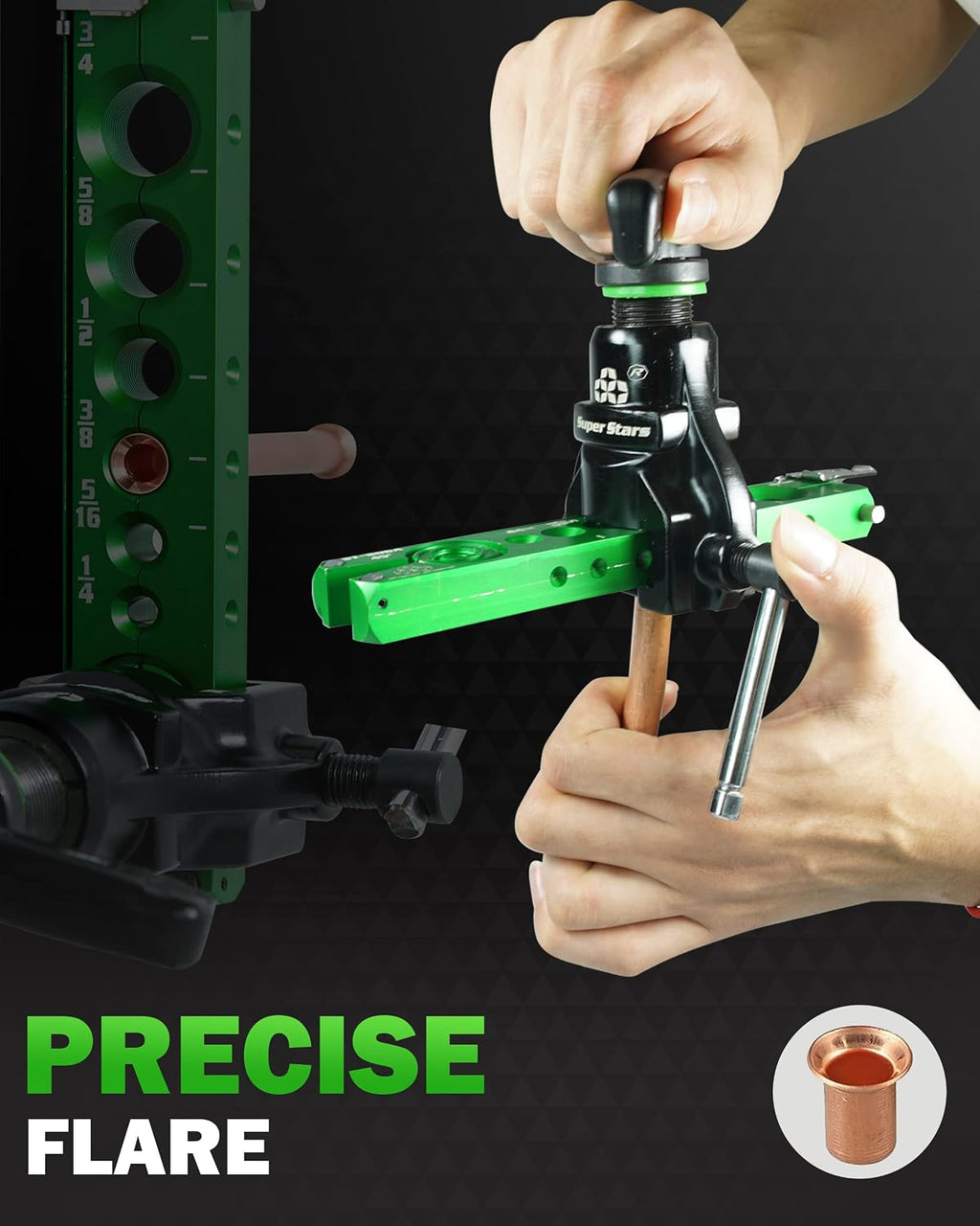 super stars flaring tool kit 1/4in - 3/4in, side view