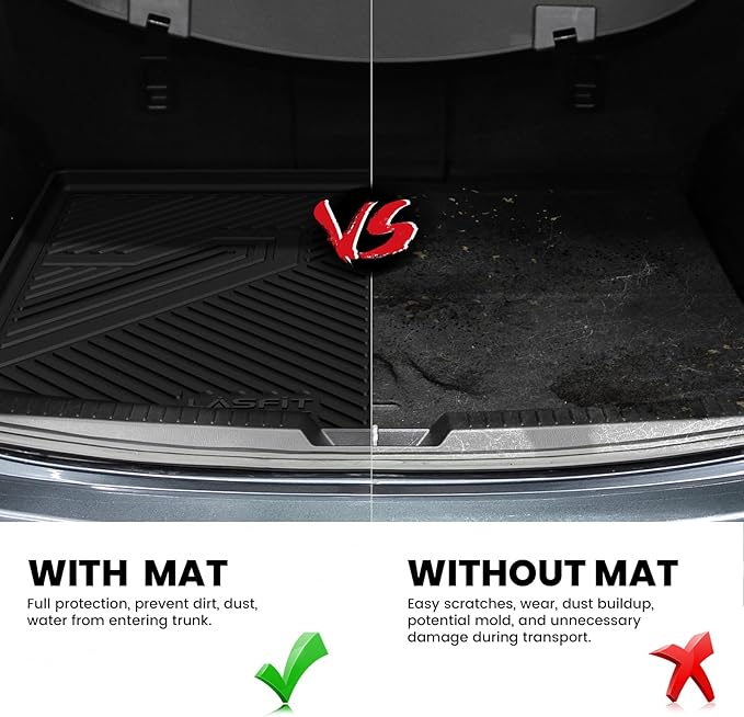 LASFIT Cargo Mat for Mazda CX5 2017-2025, CX 5 All Weather Trunk Mat for 2017 - Image 2