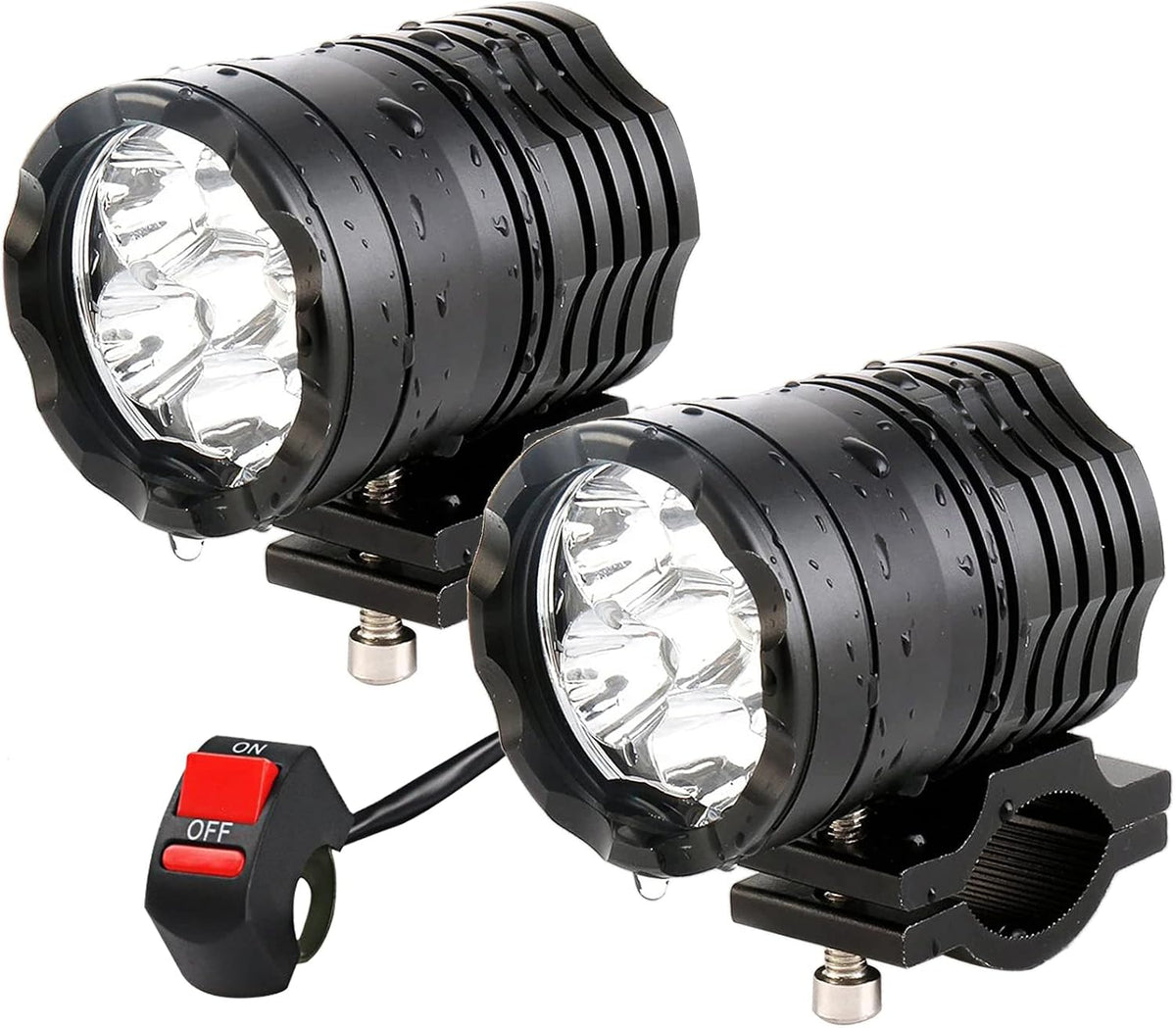 Motorcycle Driving Lights 12-60V 40W 3600LM LED Fog Lights