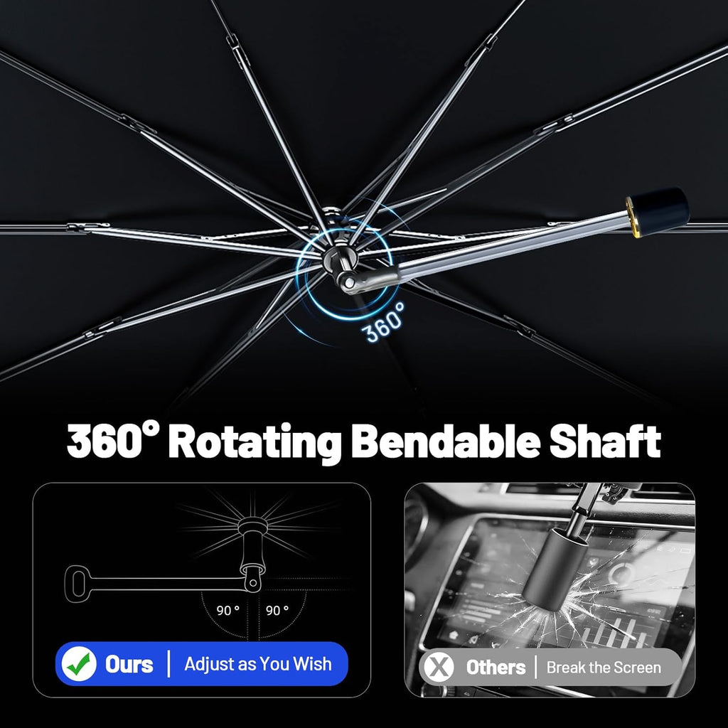 Car Windshield Sun Shade for Hyundai Palisade 2019-2026 –[Reflective Coated Fabric] Sunshade Umbrella for Front Window, Car Shades Sun Visor Keep Car Cool and Protects Interior, 1:1 Exact Fit