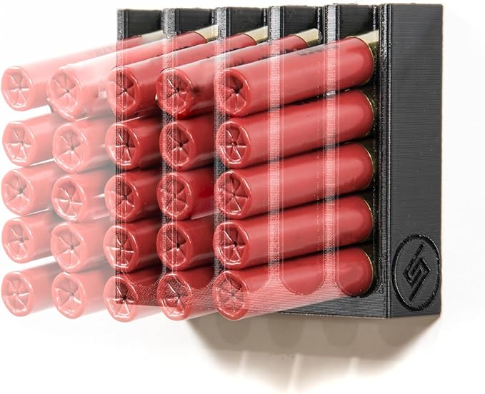 Spartan Mounts Shotgun Shell Storage Solution | Safe Gun Room Display Storage by SpartanMounts