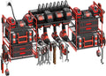 cccei red power tool organizer wall mount, large, main product view