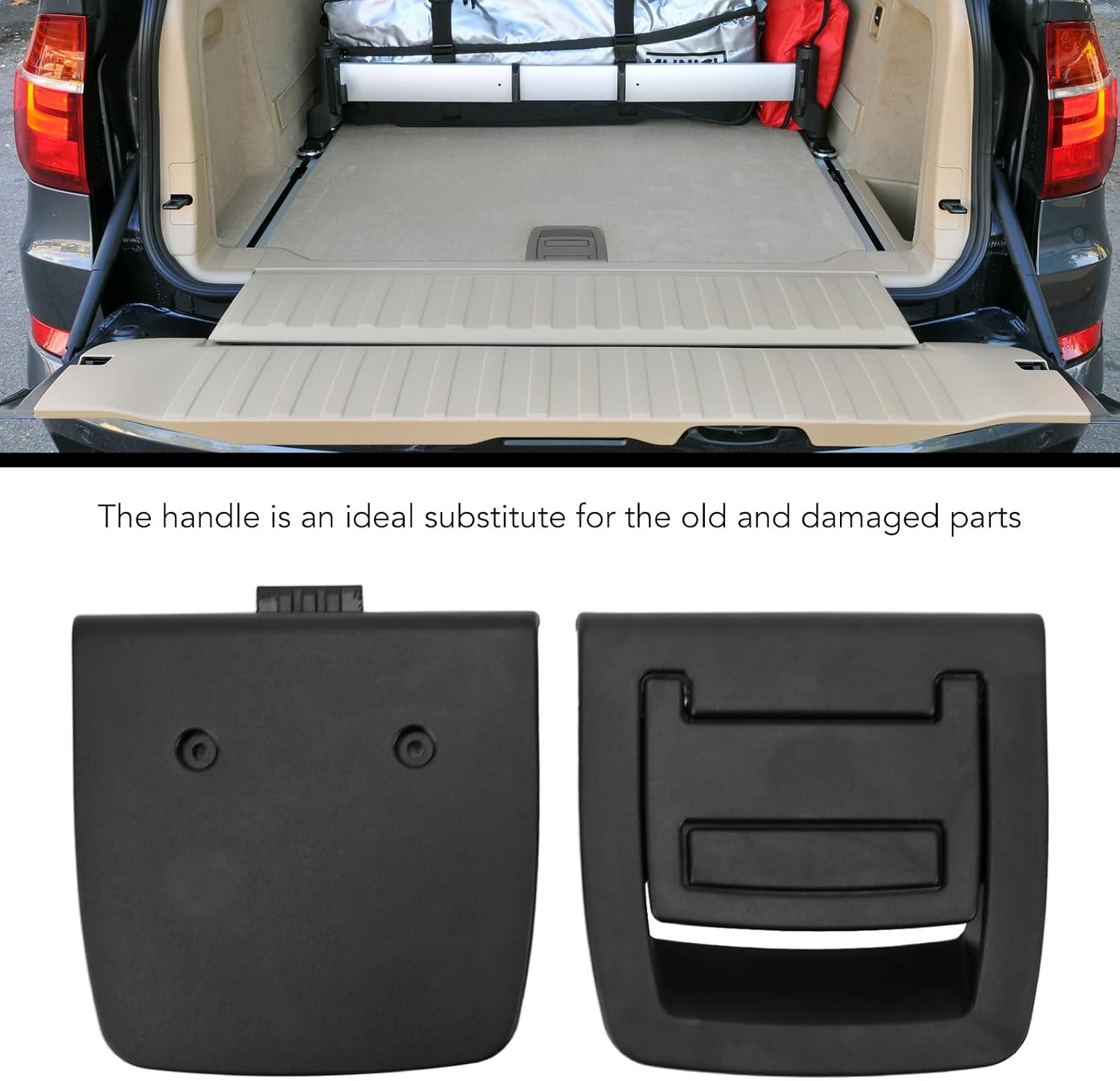 Dan&Dre ABS Trunk Floor Carpet Handle 51479120283 Replacement with Premium ABS Material for X5 E70 X6 E71 2007-2014