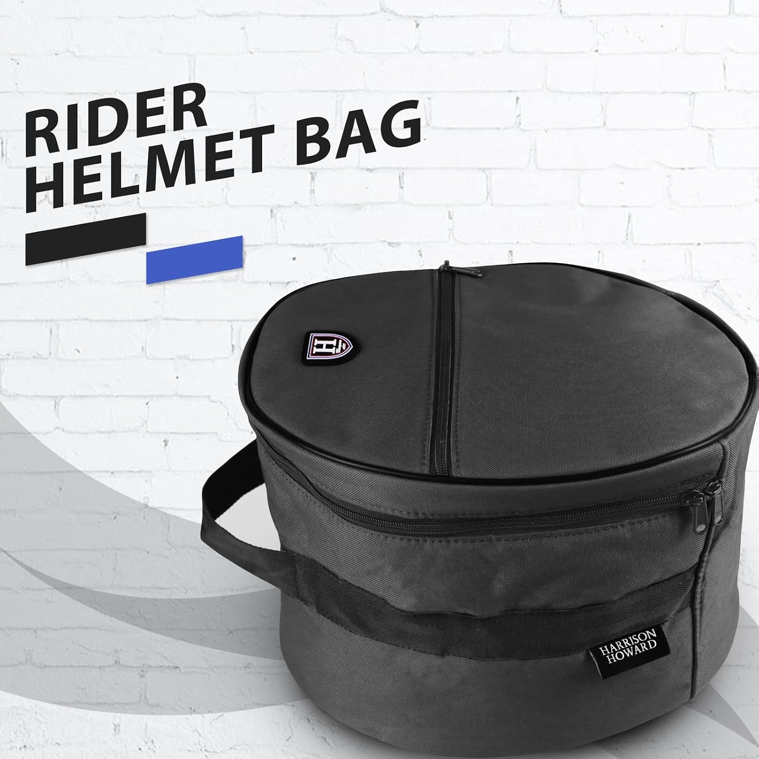 Harrison Howard Equestrian Motorcycle Riding Waterproof Helmet Bag Helmet Case Storage Carring Bag