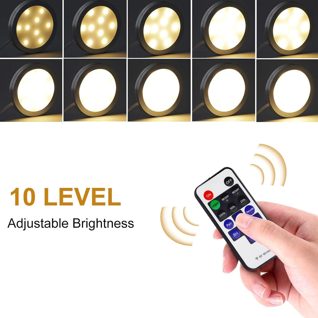 aiboo linkable under cabinet led lighting 12v dimmable showing dimensions