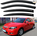 Window Visors Rain Guards Shield by YQAUTEC