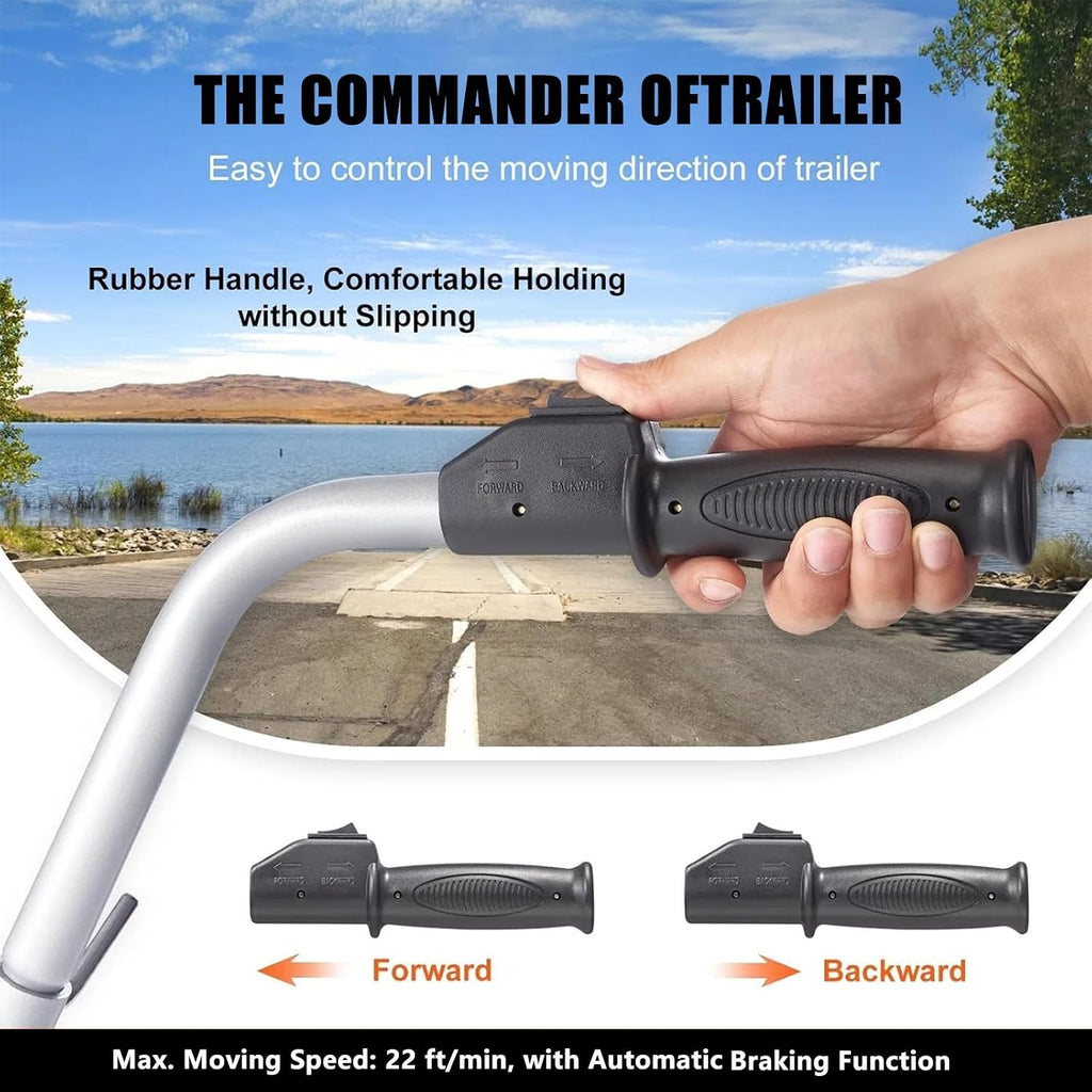Electric Trailer Dolly for Moving Trailers, Caravans, and Boats - Heavy-Duty Trailer Mover and Jack