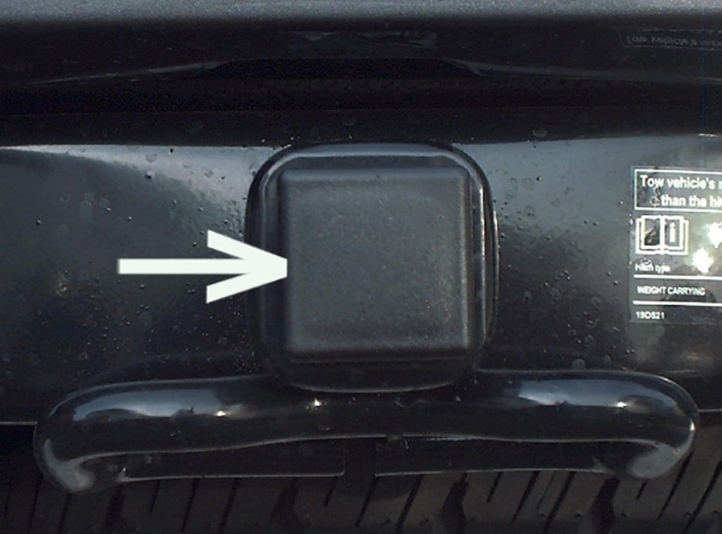 1 1/4 Inch Black Car Wash Proof Trailer Hitch Cover Plug fits Class 1 and Class 2 Receivers
