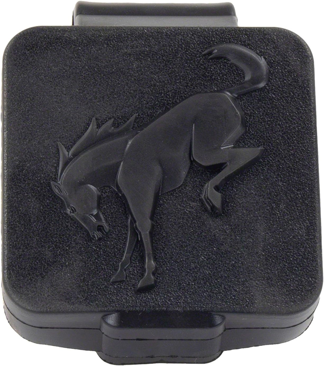 2021-2024 Ford Big Bronco/Bronco Sport 2"" Tow Hitch Bucking Bronco Rubber Plug Cover, Black