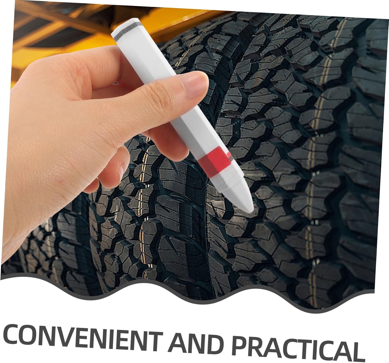 2pcs Tire Paint Pens Permanent Tire Marking Pens Marker for Car Easy to Use