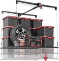 overhead garage storage lift, heavy-duty 4x4 ft garage, main product view