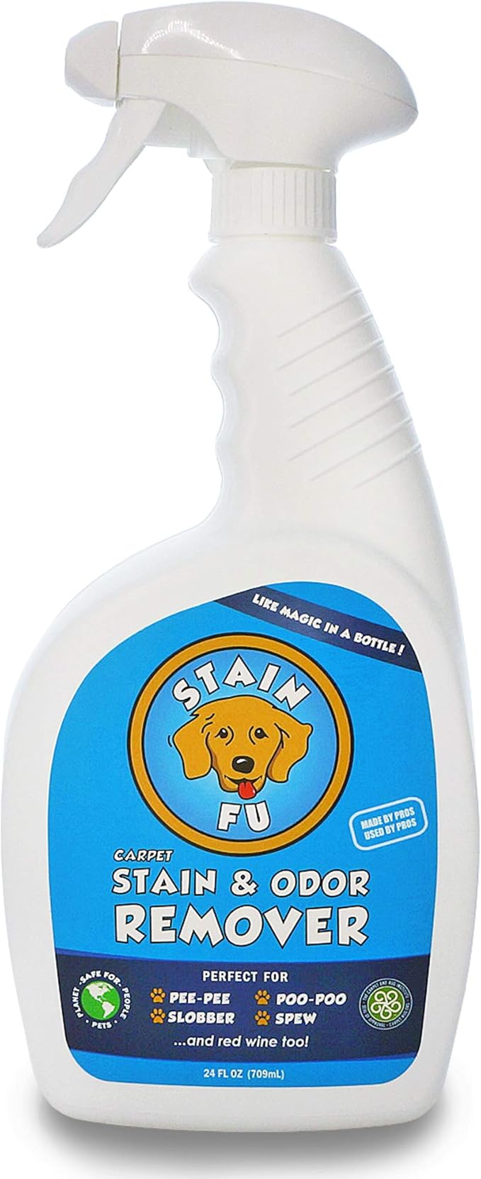 Pro Strength Carpet Odor & Stain Remover Works Like Magic in a Bottle on Tough by StainFu
