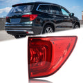 Right Passenger Side LED Outer Tail Light Fit for 2016 2017 2018 Honda Pilot Rear Brake Lamp RH HO2805107 33500TG7A01 HD668-B000R P24243CAPA