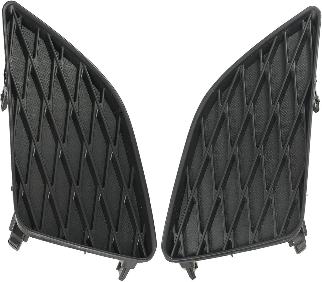Front Bumper Fog Light Cover Grilles For 2009 2010 Toyota Corolla Replaces 8148202080 8148102090 Driver Side & Passenger Side