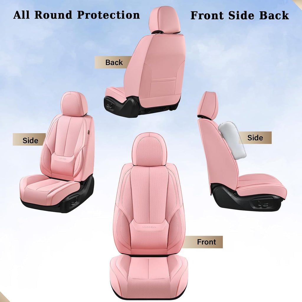 coverado seat covers, car seat covers front seats, front angle view