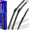 3 wipers Replacement for 2010-2015 Lexus RX450h/2010-2015 Lexus RX350, by ROOPPA