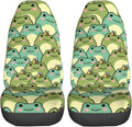 delerain car seat covers set 2pcs, cute chubby, main product view