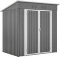 6x4 FT Outdoor Metal Storage Shed
