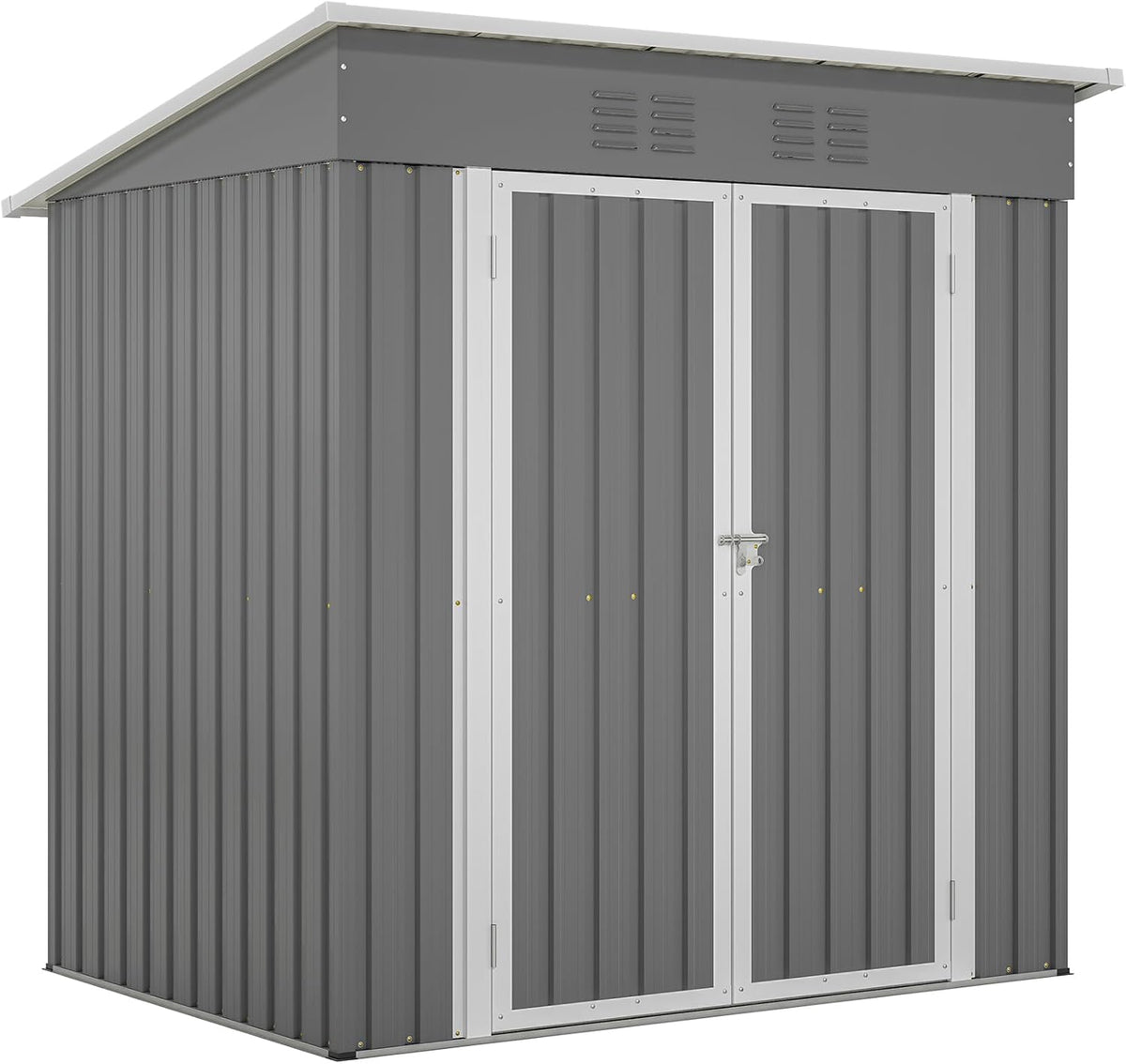 6x4 FT Outdoor Metal Storage Shed
